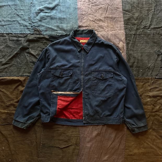 50s USA Vintage Mechanic Work Jacket