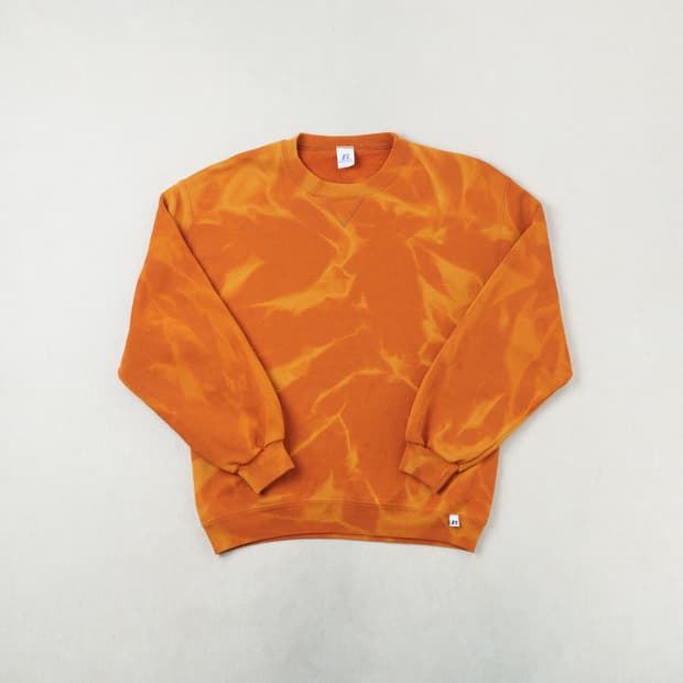 (L) 러셀 썬페이딩 플레인 스웻셔츠