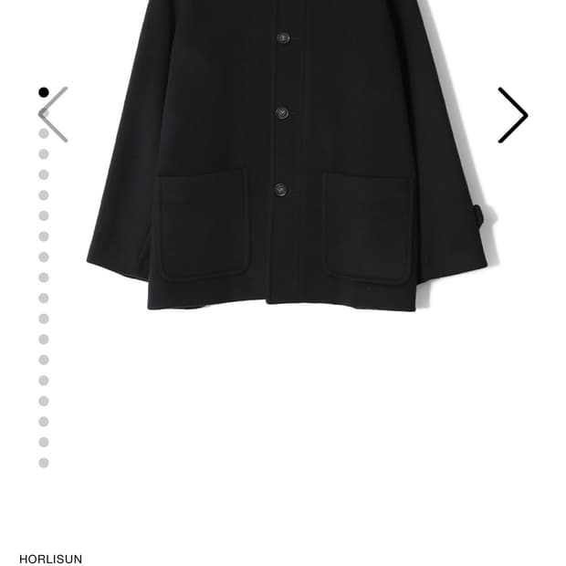 구해요) 홀리선 하프코트 다크네이비 M