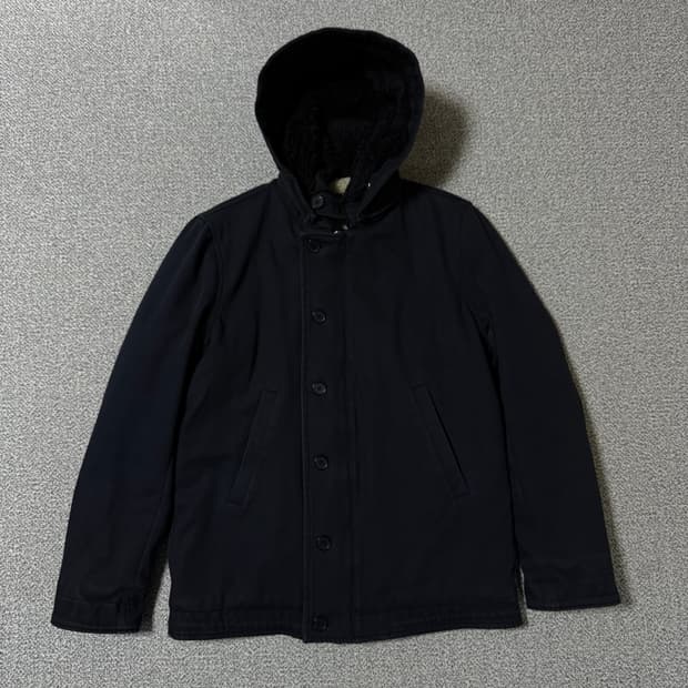 Sandro 산드로 양털 후드 덕자켓 여성용 XS