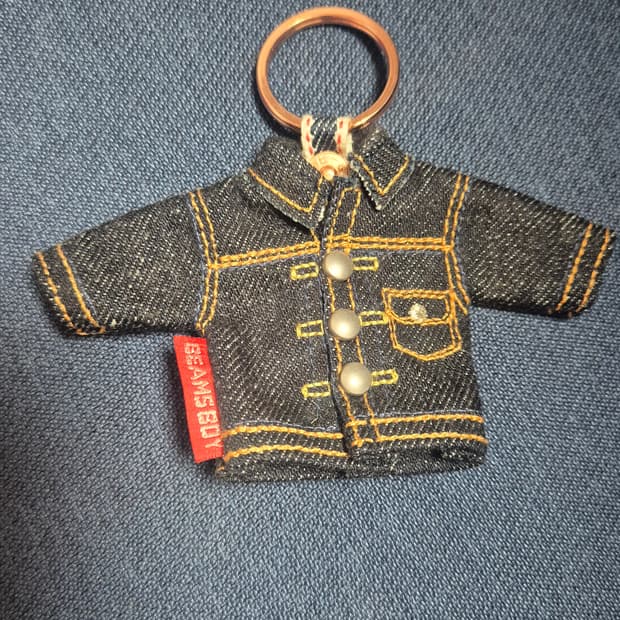 빔즈보이 데님 청자켓 키링 새상품