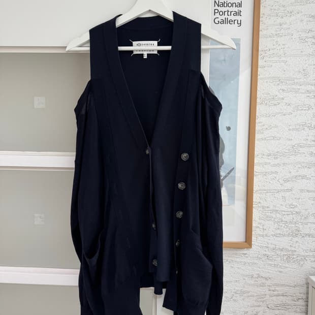 [Maison Margiela] 메종 마르지엘라 네이비 가디건