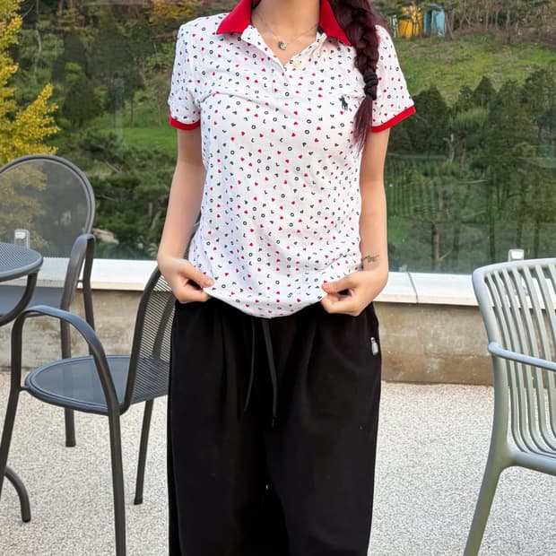 폴로 여리핏 여성 카라티(xl)