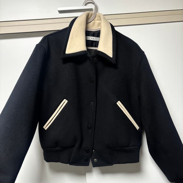 아르카익 울 바시티 자켓 블랙