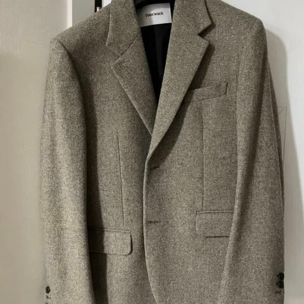 [XL] 토니웩 울 헤링본 블레이저