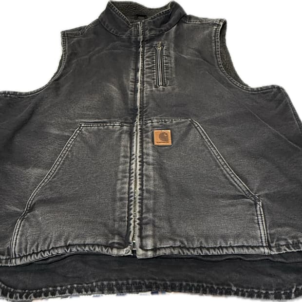 (XL)칼하트 v33 001 블랙 베스트(지퍼 이상)