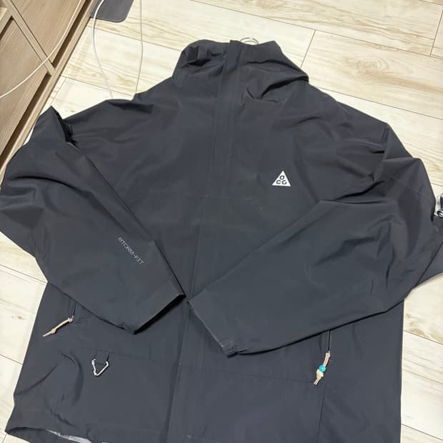 나이키 acg 스톰핏 바람막이 블랙 2xl