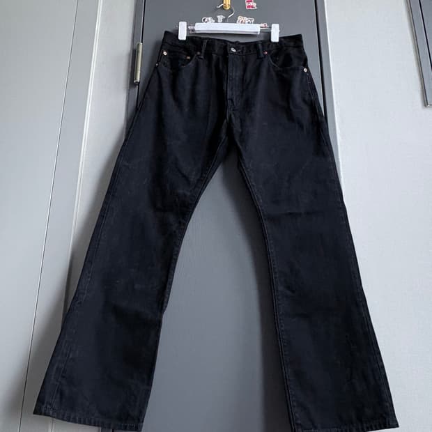 (34x32) 리바이스 517 블랙진