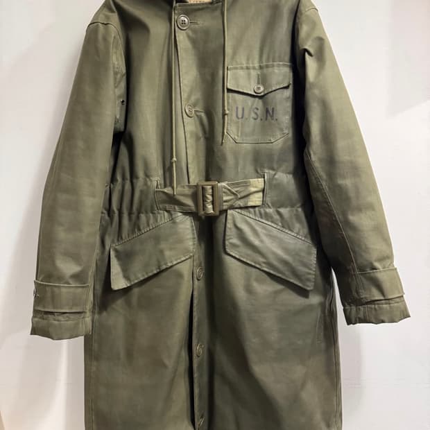 40s ww2 us navy n-2 deck coat  