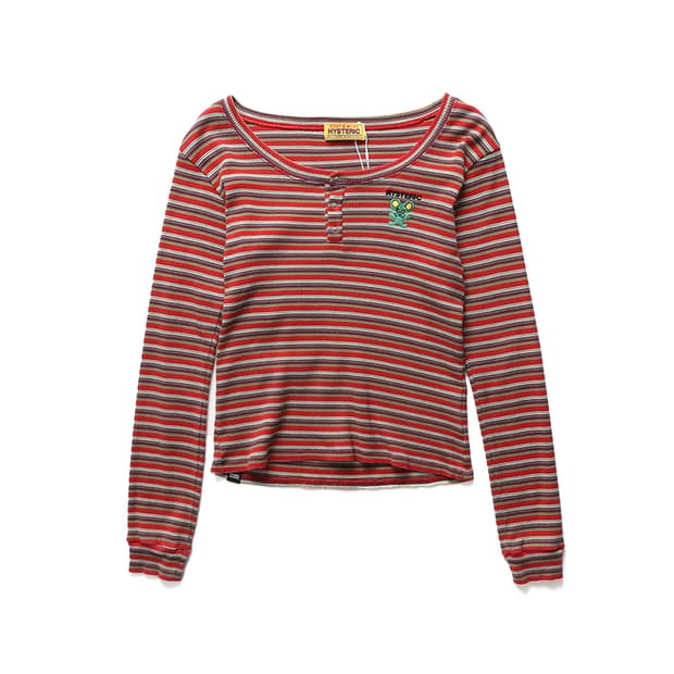 HYSTERIC GLAMOUR Mouse Embroidery Neck