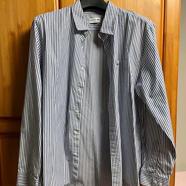 라코스테 스트라이프 셔츠 XL