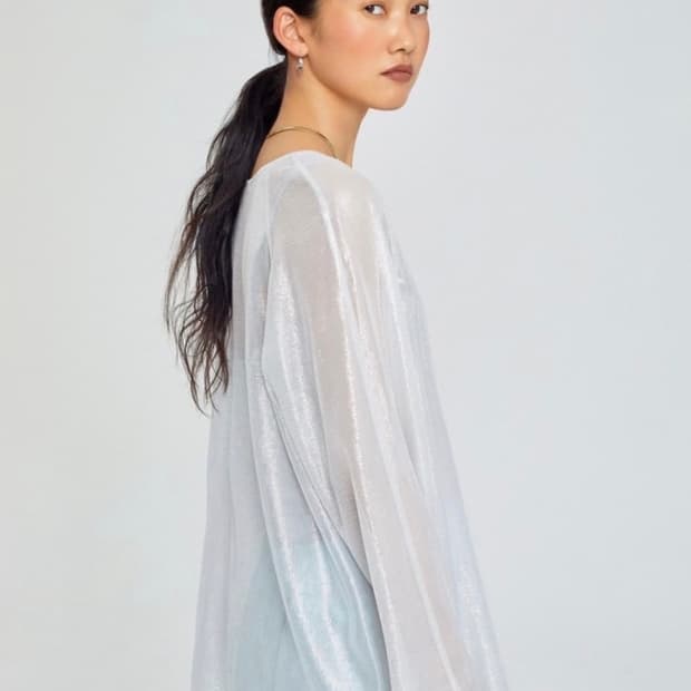 teak yunseul silk blouse