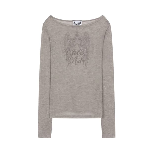 길라아카이브 스타 윙 쉬어 롱슬리브 