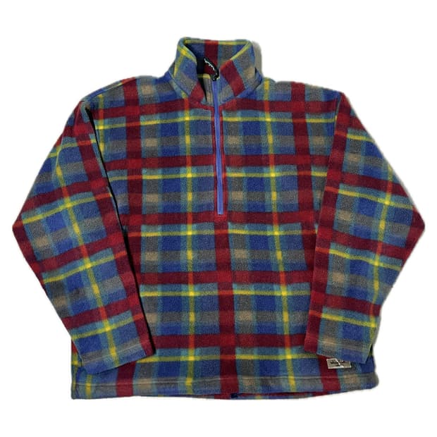 하프 집업 후리스