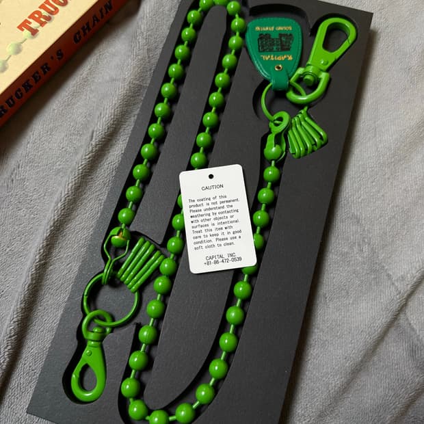 [OS]캐피탈 월렛 볼 체인 그린 kapital