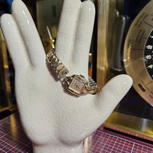 그루엔(gruen) 여성용 빈티지 수동 핸드와인딩 시계