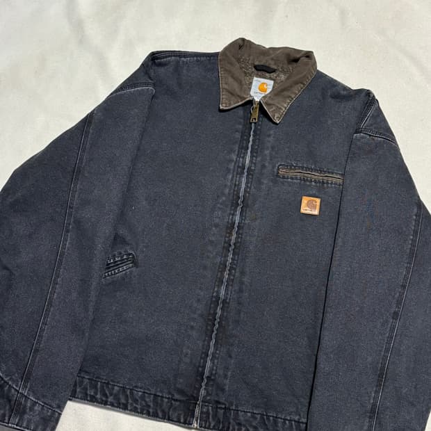 XL 칼하트 네이비 워싱 워크자켓