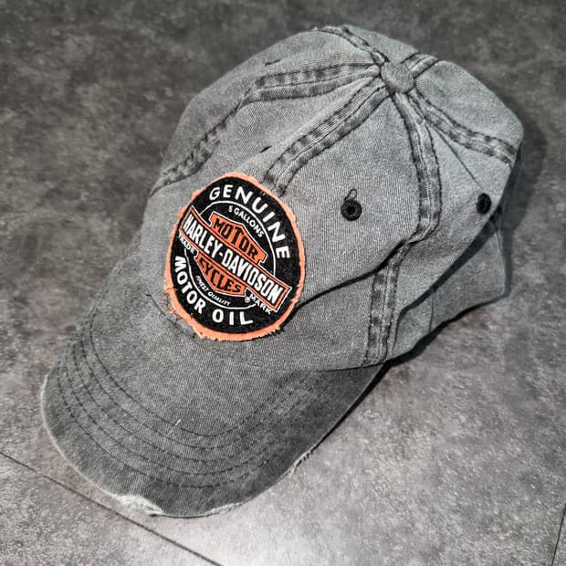 할리데이비슨 그런지 캡 모자 
