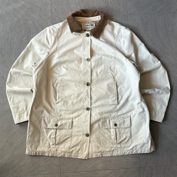 L.L.bean 엘엘빈 아이보리 헌팅 자켓
