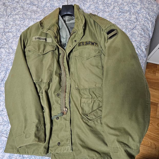 74년대 m65 필드자켓 라지팝니다