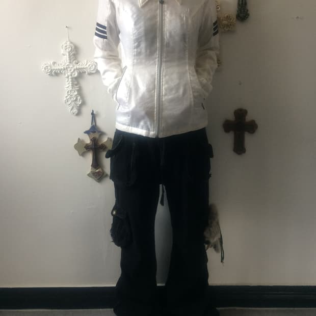 Adidas glossy zip up