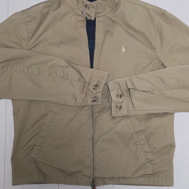 폴로 랄프로렌 베이지색 봄버 자켓 바라쿠다 바이스윙 베이포트