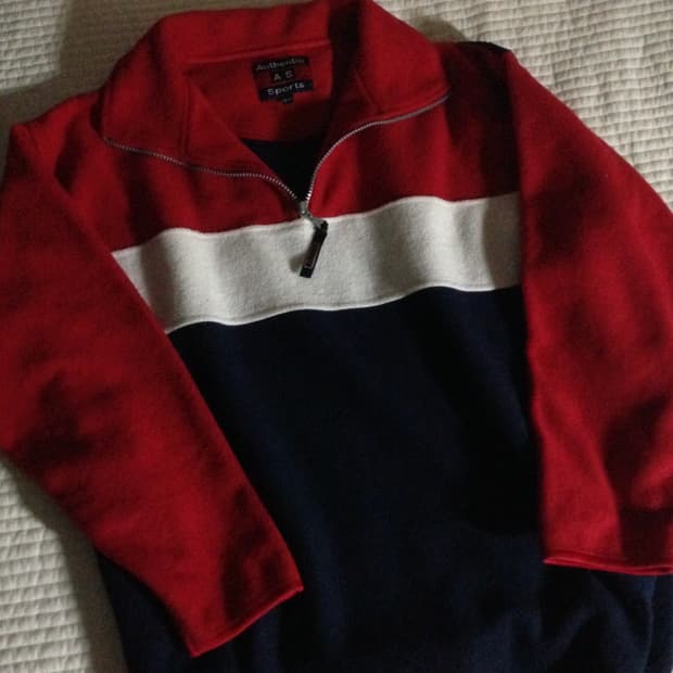 빈티지 반집업 후리스 맨투맨 