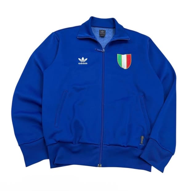 아디다스 2006 이탈리아 시그니처 로고 1974 복각 유니폼 트랙탑