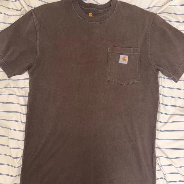 칼하트 다크브라운 티셔츠 S