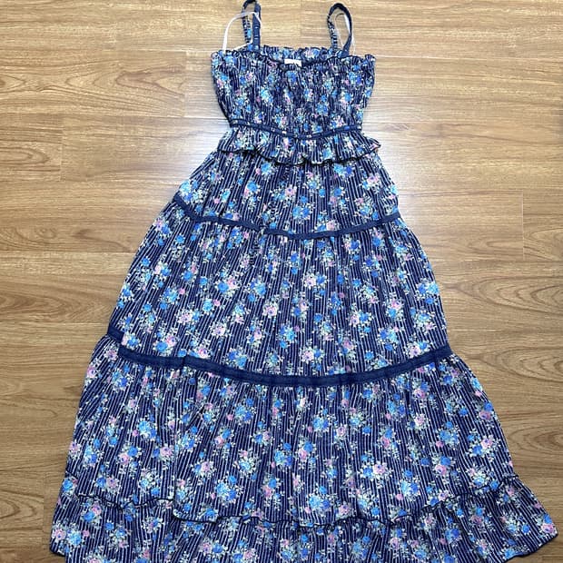 빈티지 리즈리사 나시 원피스 히메갸루 로걀 라떼 모리걸 페어리 긱시크