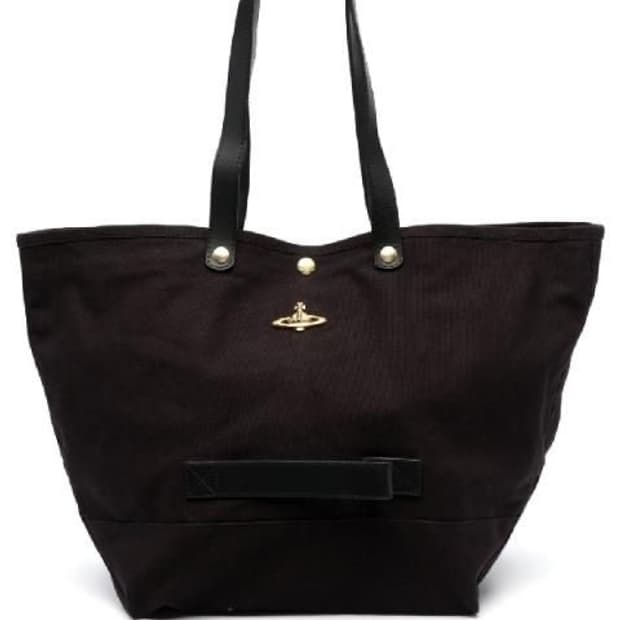 비비안웨스트우드 유틸리티 캔버스 쇼퍼백