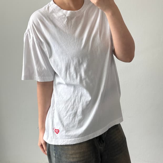 [XL] 휴먼메이드 화이트 반팔