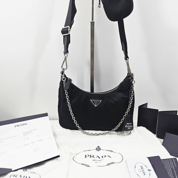 [정품]프라다 리에디션 2005 리나일론백