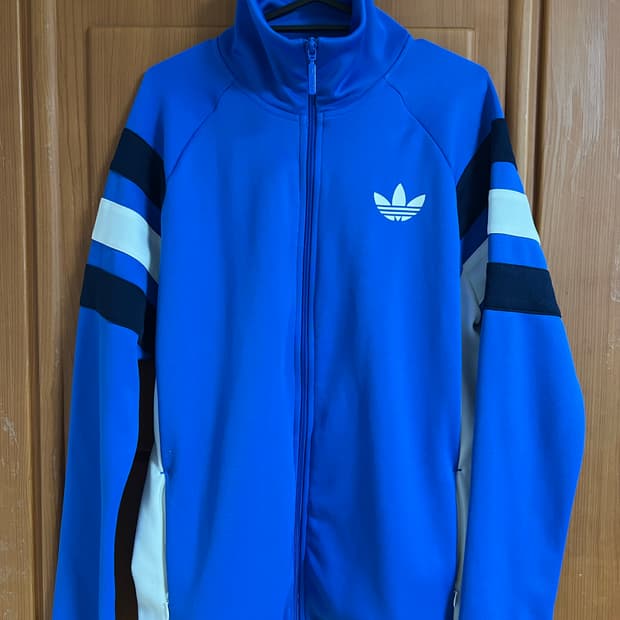 아디다스 빈티지 블루 져지