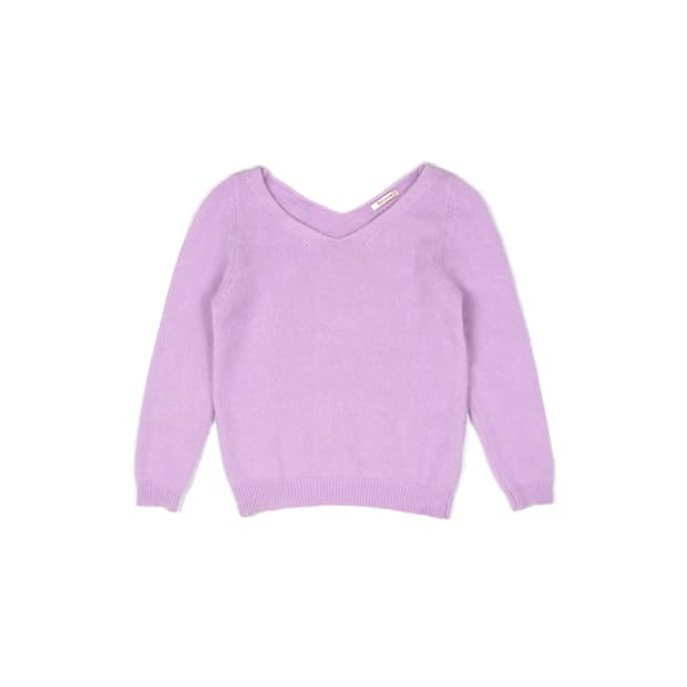 Rubyrivet angora knit
