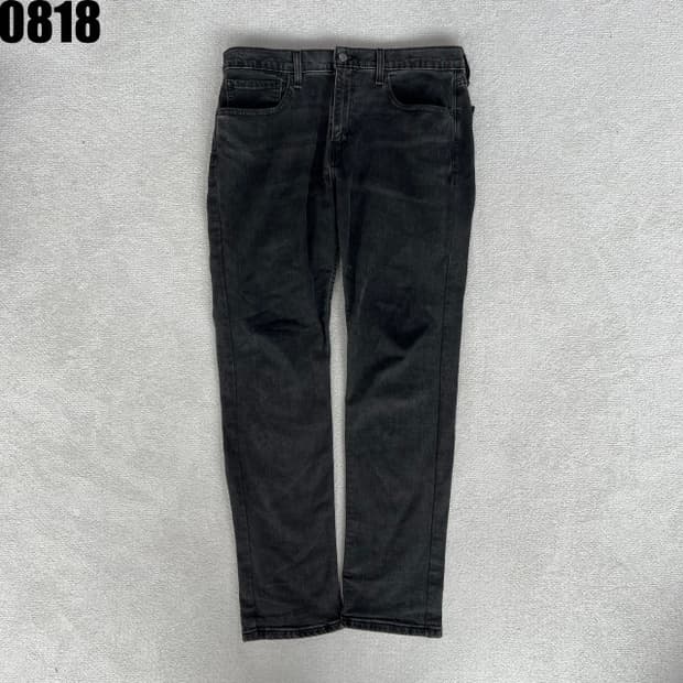 리바이스502 W36 L32 청바지 블랙 워싱 XL
