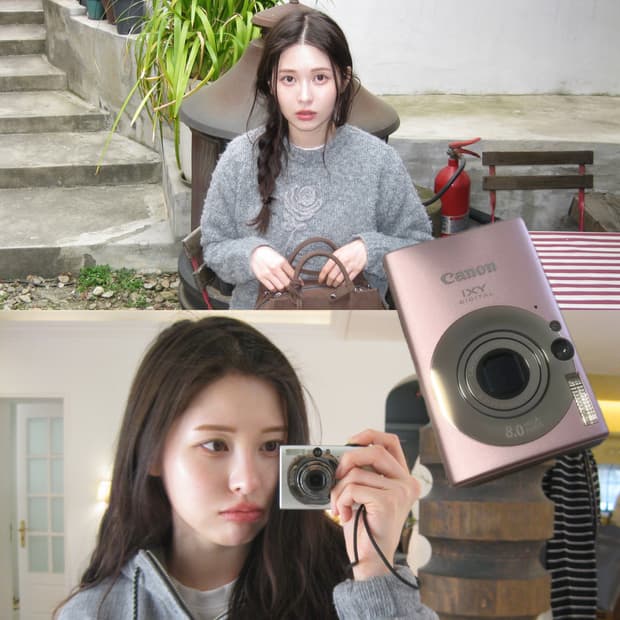 레어 매물 장원영 리사 디카 캐논 ixus 80/ixy 20is