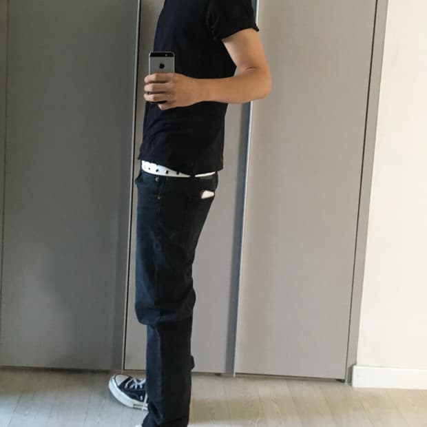 빈티지 블랙 데님 밴드맨 느낌!!!!