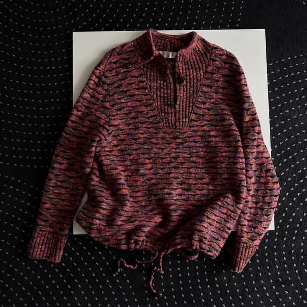 half zip-up pullover