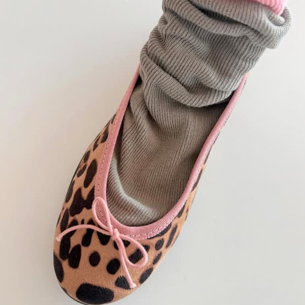 콩나무플랫 pink leopard 245