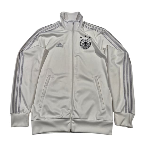 95) adidas 아디다스 독일 화이트 실버 트랙탑 져지 자켓