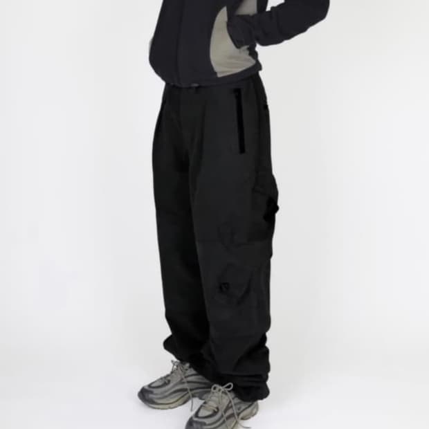 혜인서 밀리터리 블랙 카고팬츠 4사이즈