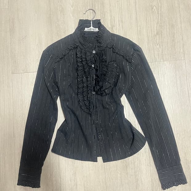 긱시크 셔츠 프릴 빈티지 일빈 펑크 고스 갸루 로맨틱 고딕