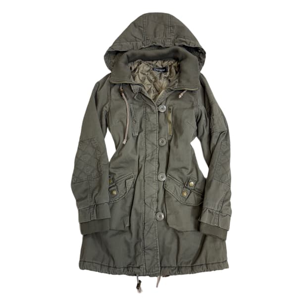 Jpn y2k 끈조절 디테일 야상