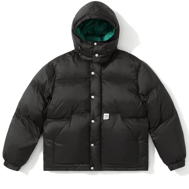 예스아이씨 후디드 다운 패딩 자켓 블랙 L