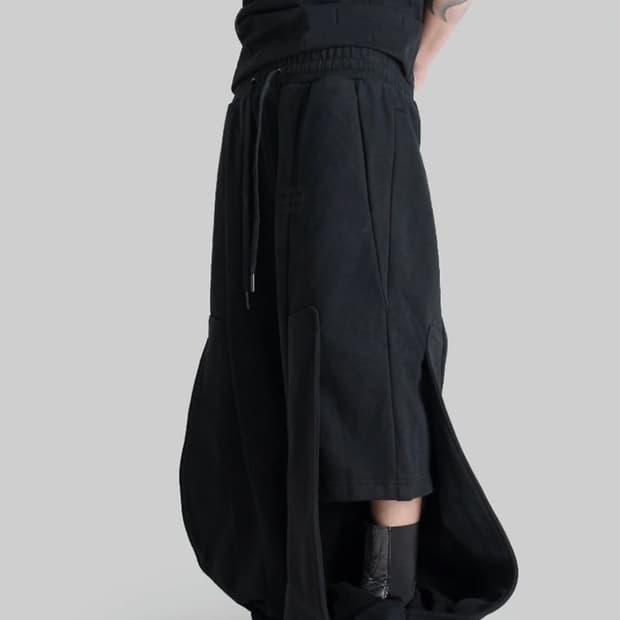 (L) namesake 네임세이크 로드 웜업 팬츠 블랙