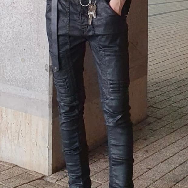 릭오웬스 나가킨 코팅 팬츠