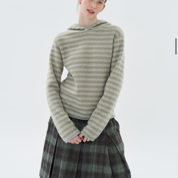 페스토 브러쉬드 후디드 탑 티 / 구매가 75,000