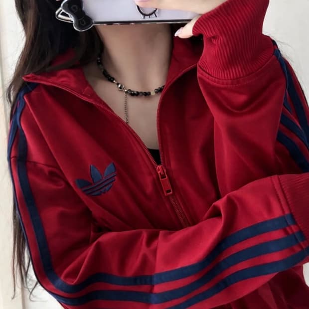 아디다스 구파 딥레드 딥네이비 져지