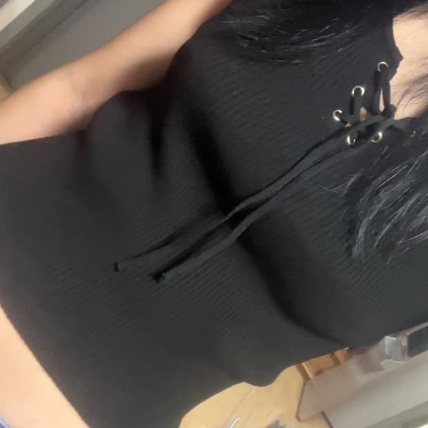 Y2K 키치 러힙 슬리브리스 일본 빈티지